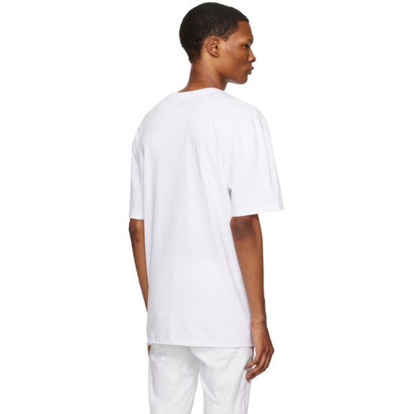  수비 Ksubi White Pixel Biggie T-Shirt 231088M213050