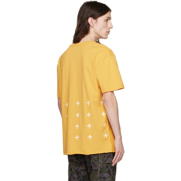  수비 Ksubi Yellow 4x4 T-Shirt 231088M213023