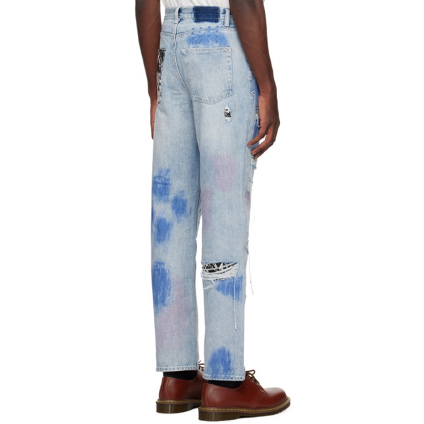  수비 Ksubi Blue Anti K Streets Kolor Jeans 231088M186007
