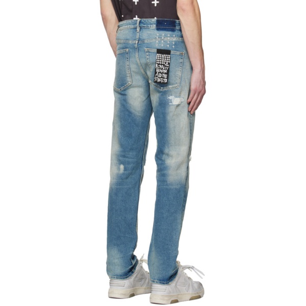  수비 Ksubi Blue Hazlow Tektonik Jeans 231088M186053