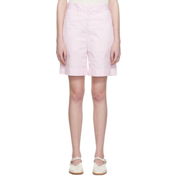  르메르 LEMAIRE Pink Chino Shorts 231646F088002
