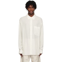 르메르 LEMAIRE White Relaxed Shirt 232646M192026