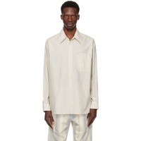 르메르 LEMAIRE 오프화이트 Off-White Double Pocket Shirt 241646M192026