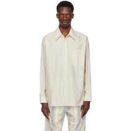 르메르 LEMAIRE 오프화이트 Off-White Double Pocket Shirt 241646M192026