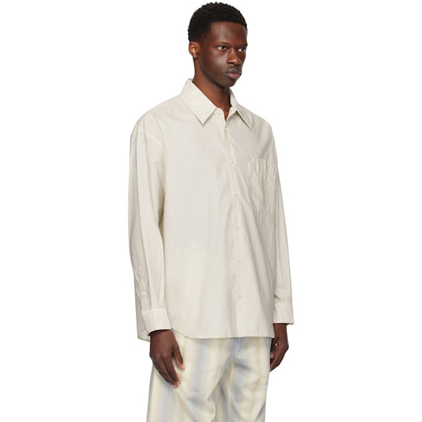  르메르 LEMAIRE 오프화이트 Off-White Double Pocket Shirt 241646M192026