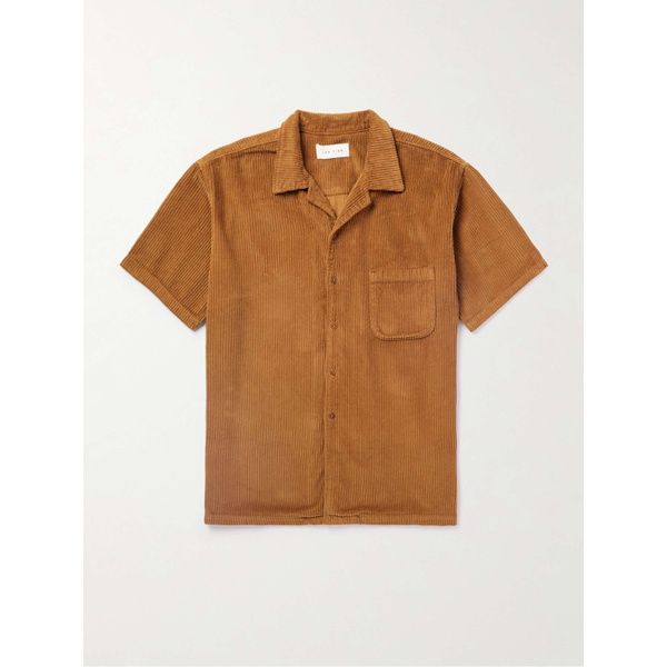  LES TIEN Camp-Collar Garment-Dyed Cotton-Corduroy Shirt 1647597328792153