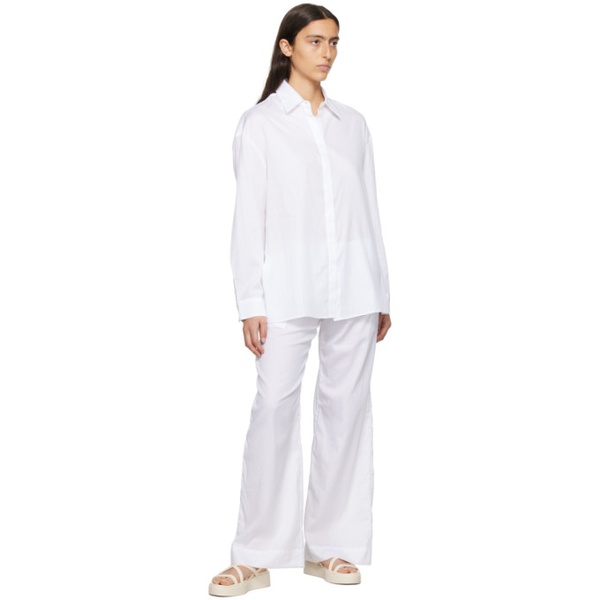  LESET White Yoko Pocket Trousers 232793F087002