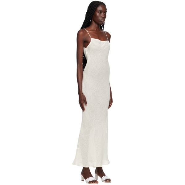  LESET White Stella Maxi Dress 231793F055003