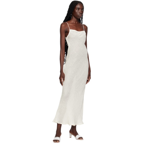  LESET White Stella Maxi Dress 231793F055003