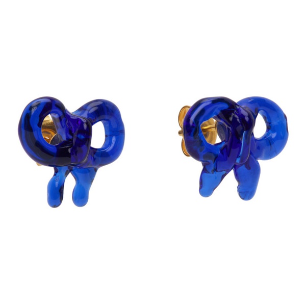  LEVENS JEWELS Blue Baby Bow Earrings 241203F022007