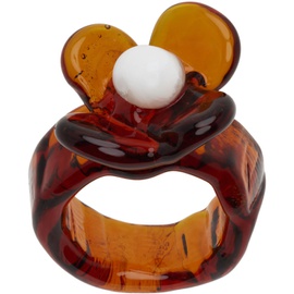 LEVENS JEWELS Brown & White Pretty Baby Ring 241203F024005