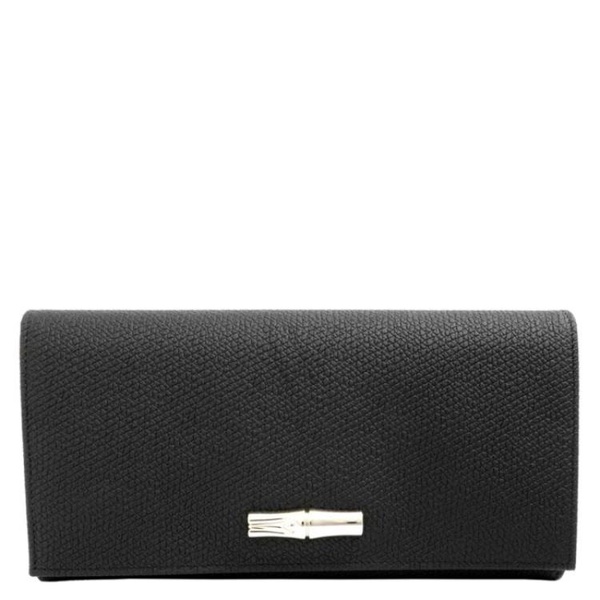 롱샴 Longchamp Roseau Black Wallet L3146HPN001