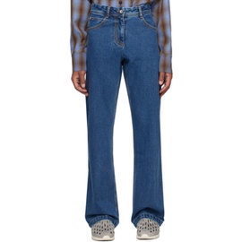 로우 클래식 LOW CLASSIC Blue Straight Fit Jeans 232666M186000