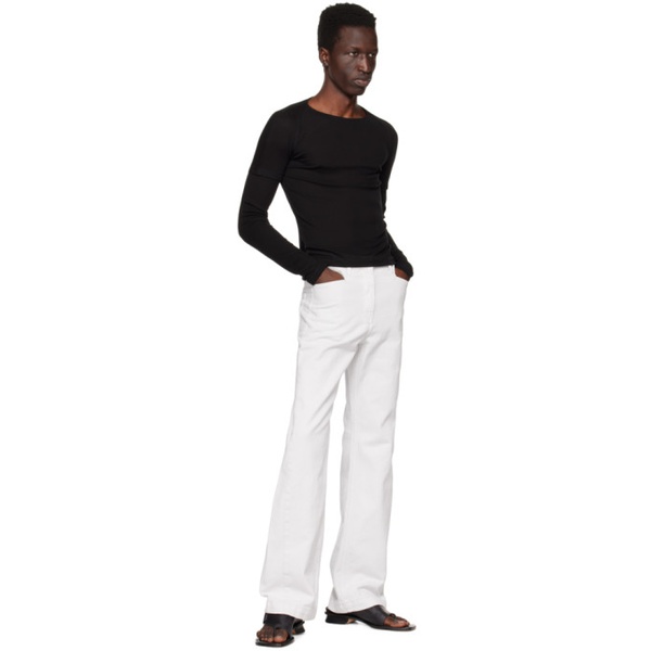  로우 클래식 LOW CLASSIC 오프화이트 Off-White Five-Pocket Jeans 231666M186002