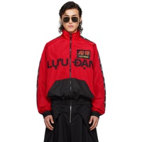 LUU DAN Red & Black Shell Jacket 241331M202003