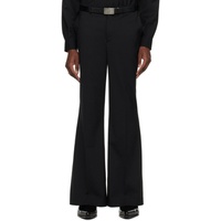 LUU DAN Black Bellbottom Trousers 241331M191007