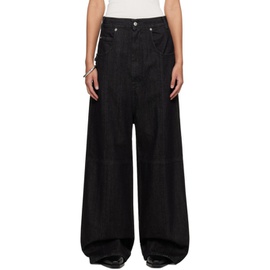 LUU DAN Black Paneled Jeans 232331F069002