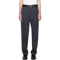 LUU DAN Gray Tailored Trousers 232331M191006