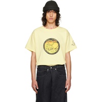 LUU DAN Yellow Serpent Emblem Oversized Concert T-Shirt 231331M213003