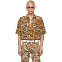 LUU DAN Beige Leopard Collage Shirt 221331M192000
