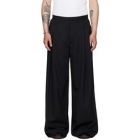 LUU DAN Black 클랏 CLOT 에디트 Edition Wide Leg Tailored Trousers 242331M191001