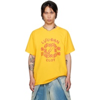 LUU DAN Yellow 클랏 CLOT 에디트 Edition Oversized Concert T-Shirt 242331M213000
