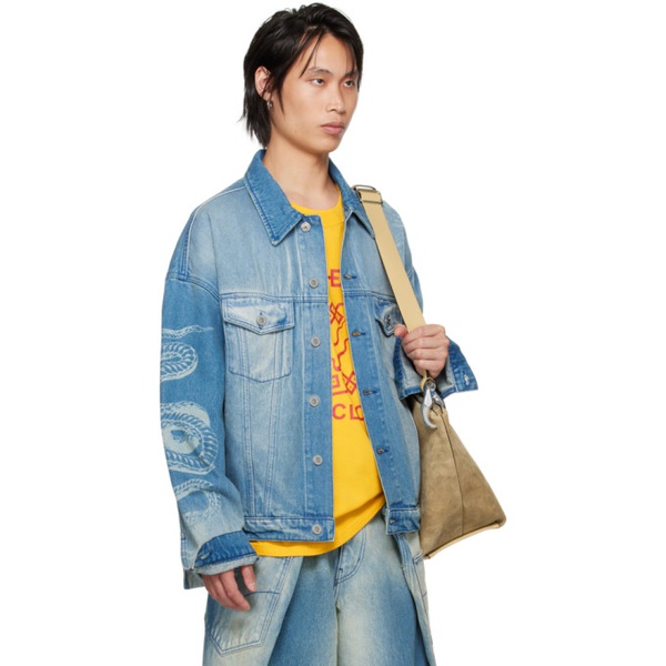  LUU DAN Blue 클랏 CLOT 에디트 Edition Denim Jacket 242331M177000