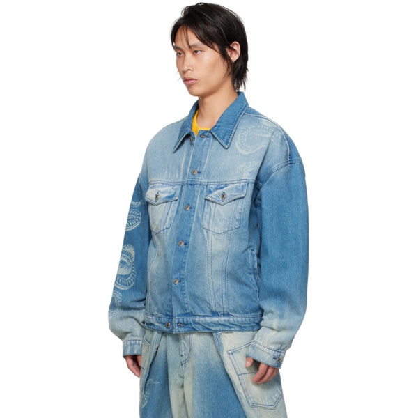  LUU DAN Blue 클랏 CLOT 에디트 Edition Denim Jacket 242331M177000