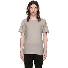 레이블 언더 컨스트럭션 Label Under Construction Grey Cotton T-Shirt 221925M213007