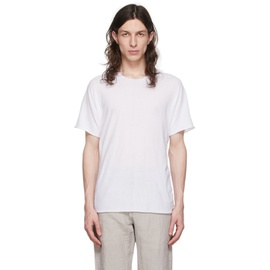 레이블 언더 컨스트럭션 Label Under Construction White Cotton T-Shirt 221925M213006