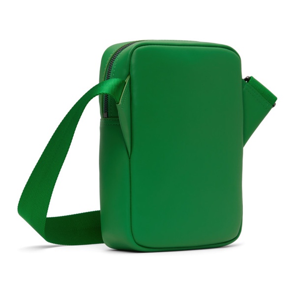 라코스테 라코스테 Lacoste Green Leather Monogram Vertical Bag 241268M170010