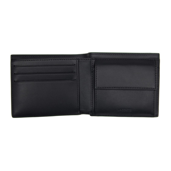 라코스테 라코스테 Lacoste Black FG Medium RFID Protect Wallet 241268M164008