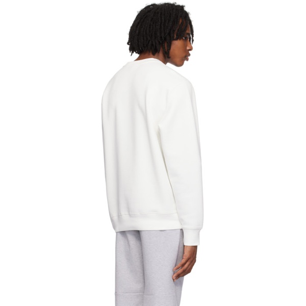 라코스테 라코스테 Lacoste White Relaxed-Fit Sweatshirt 241268M204005