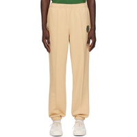 라코스테 Lacoste Beige Pinched Seam Sweatpants 241268M190009