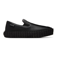 랑방 Lanvin Black Curbies Slip-On Sneakers 231254M237020