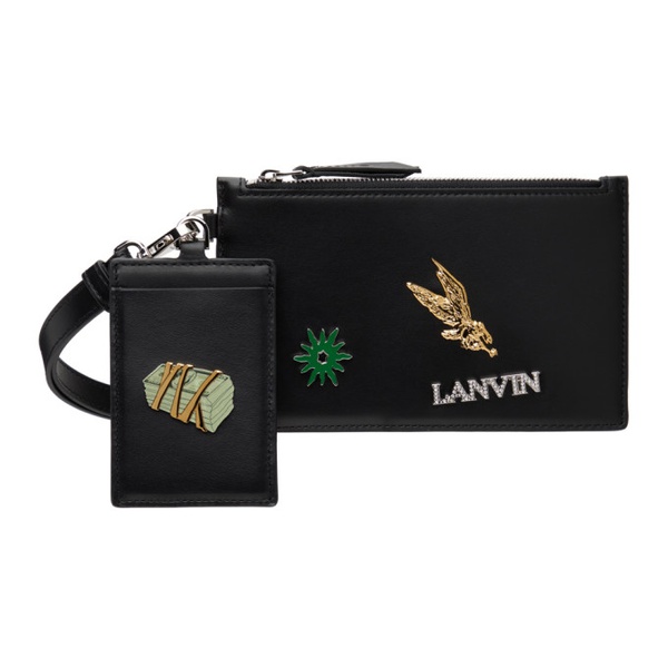  랑방 Lanvin Black Future 에디트 Edition Pouch 241254F045000