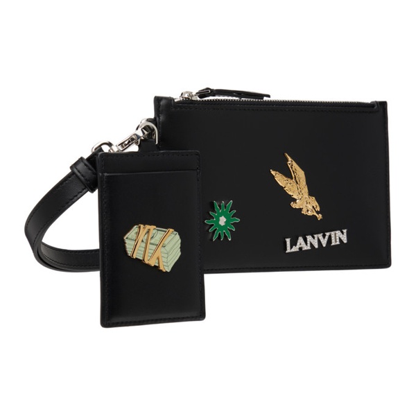  랑방 Lanvin Black Future 에디트 Edition Pouch 241254F045000