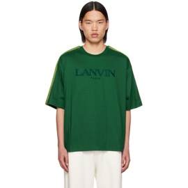 랑방 Lanvin Green Curb Side T-Shirt 241254M213020