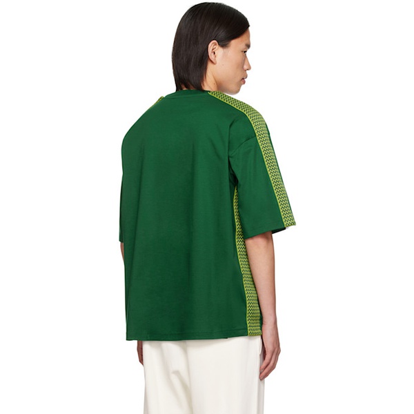  랑방 Lanvin Green Curb Side T-Shirt 241254M213020