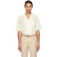 Lardini 오프화이트 Off-White Patch Pocket Shirt 241125M192014