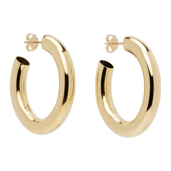  로라 롬바르디 Laura Lombardi Gold Mini Curve Earrings 241253F022002