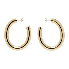 로라 롬바르디 Laura Lombardi Gold Curve Earrings 241253F022001