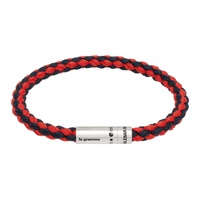 르 그램 Le Gramme Navy & Red Orlebar Brown Le 7g Nato Cable Bracelet 232694M142019