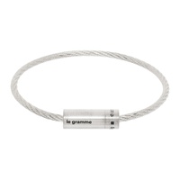 르 그램 Le Gramme Silver Le 9g Cable Bracelet 241694M142007