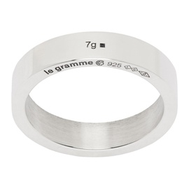 르 그램 Le Gramme Silver La 7g Ribbon Ring 241694M147001