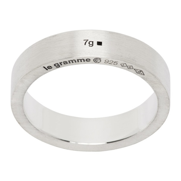  르 그램 Le Gramme Silver La 7g Ribbon Ring 241694M147002