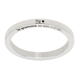 르 그램 Le Gramme Silver Ribbon La 3g Ring 242694M147002