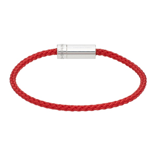  르 그램 Le Gramme Red Nato Cable Le 7g Bracelet 242694M142001