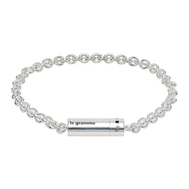 르 그램 Le Gramme Silver Cable Le 11g Chain Bracelet 242694M142010