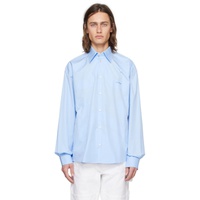 Le PEERE Blue Start Drover Shirt 241215M192014